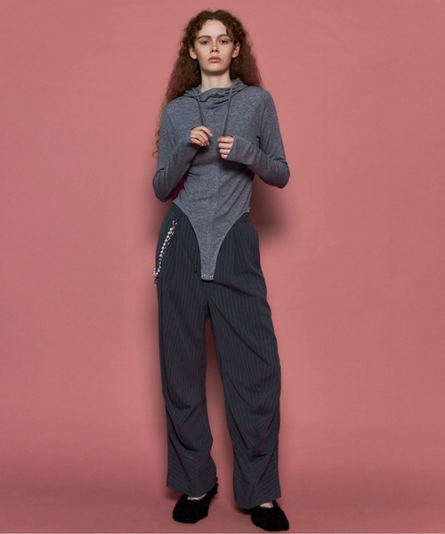 【値下げ】MAISON SPECIAL メゾンスペシャル ボディースーツ 25AW PRE-ORDER】Hood Bodysuit/フードボディスーツ【MAISON