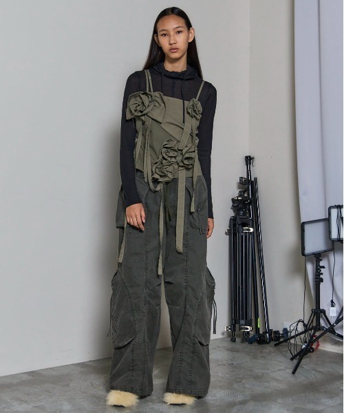 MAISON SPECIAL(メゾンスペシャル)の「Hood Bodysuit/フードボディスーツ(Tシャツ/カットソー・レディース・オレンジ/ブルー/グレー/ブラック・FREE)」の8枚目の写真
