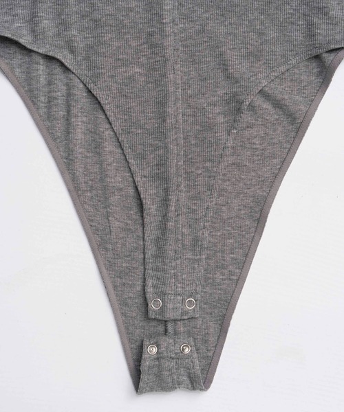 MAISON SPECIAL(メゾンスペシャル)の「Hood Bodysuit/フードボディスーツ(Tシャツ/カットソー・レディース・オレンジ/ブルー/グレー/ブラック・FREE)」の19枚目の写真