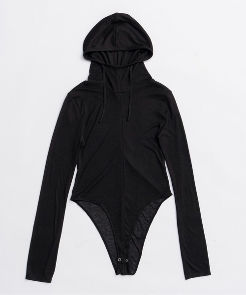 MAISON SPECIAL(メゾンスペシャル)の「Hood Bodysuit/フードボディスーツ(Tシャツ/カットソー・レディース・オレンジ/ブルー/グレー/ブラック・FREE)」の14枚目の写真