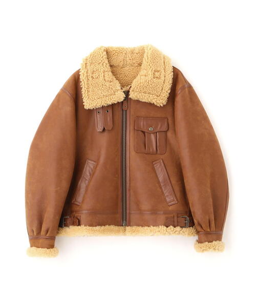 AVIREX（アヴィレックス）の「《50th Anniversary》B-3 CUSTOM / 50周年 B-3 カスタム / AVIREX / アヴィレックス（ムートンコート・メンズ・ブラウン・MEDIUM/LARGE/X-LARGE/XX-LARGE）」の13枚目の写真