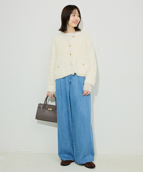 AULENTTI（オウレンティ）の「AULENTTI/オウレンティ レザーショルダーバッグ EL-K332-DO（ショルダーバッグ・レディース・ブラック/ブラウン・FREE）」の22枚目の写真