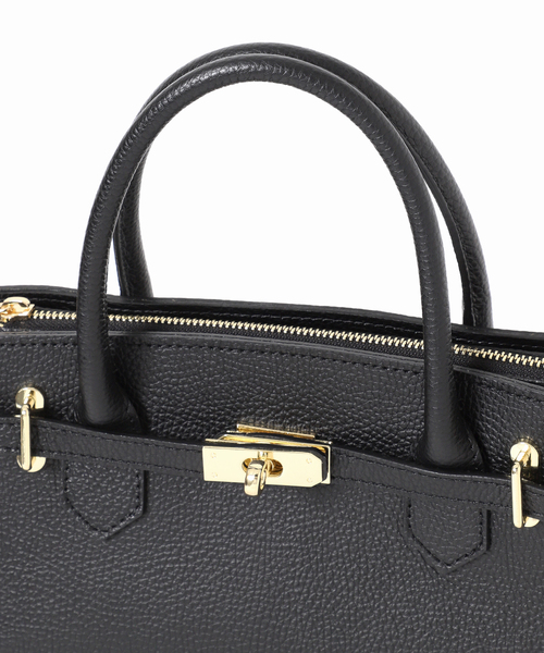 AULENTTI（オウレンティ）の「AULENTTI/オウレンティ レザーショルダーバッグ EL-K332-DO（ショルダーバッグ・レディース・ブラック/ブラウン・FREE）」の12枚目の写真