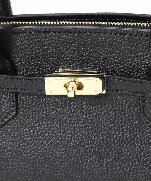 AULENTTI（オウレンティ）の「AULENTTI/オウレンティ レザーショルダーバッグ EL-K332-DO（ショルダーバッグ・レディース・ブラック/ブラウン・FREE）」の3枚目の写真