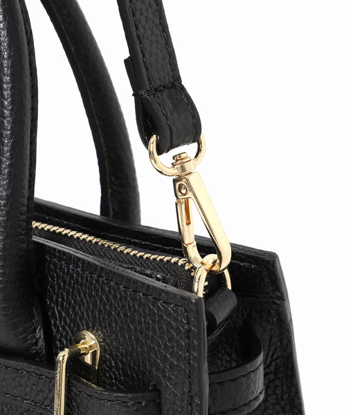 AULENTTI（オウレンティ）の「AULENTTI/オウレンティ レザーショルダーバッグ EL-K332-DO（ショルダーバッグ・レディース・ブラック/ブラウン・FREE）」の6枚目の写真