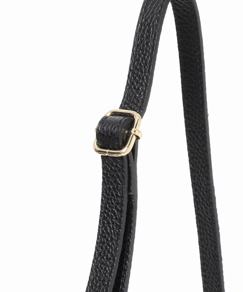 AULENTTI（オウレンティ）の「AULENTTI/オウレンティ レザーショルダーバッグ EL-K332-DO（ショルダーバッグ・レディース・ブラック/ブラウン・FREE）」の7枚目の写真