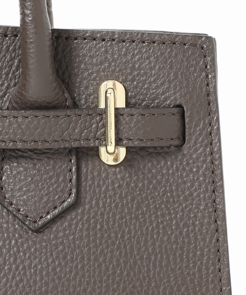 AULENTTI/オウレンティ レザーショルダーバッグ EL-K332-DO