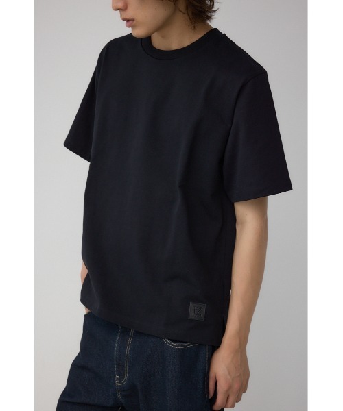 AZUL by moussy(アズールバイマウジー)の「エクストリームヘビーウェイトコットンビッグTシャツ(Tシャツ/カットソー・メンズ・ホワイト/カーキ/ブラック・LARGE/MEDIUM)」の3枚目の写真