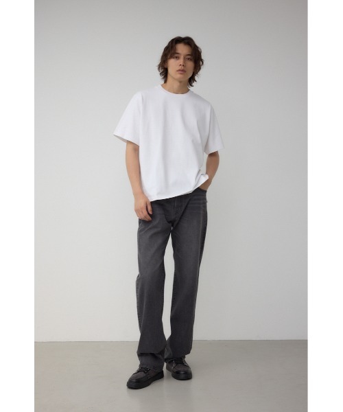 AZUL by moussy(アズールバイマウジー)の「エクストリームヘビーウェイトコットンビッグTシャツ(Tシャツ/カットソー・メンズ・ホワイト/カーキ/ブラック・LARGE/MEDIUM)」の17枚目の写真