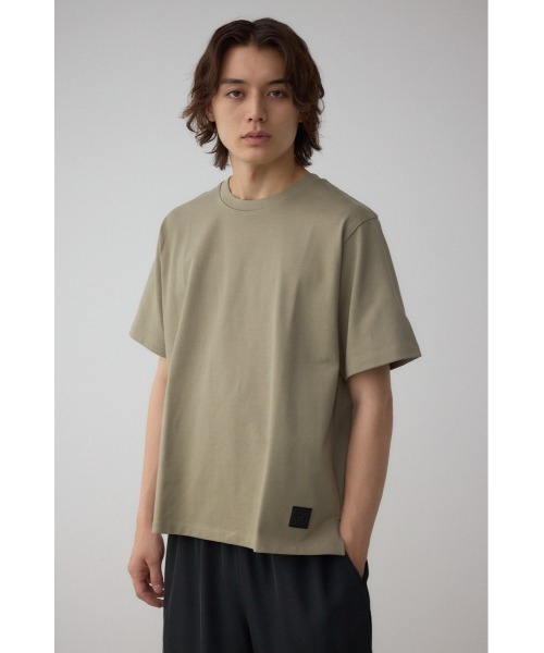 AZUL by moussy(アズールバイマウジー)の「エクストリームヘビーウェイトコットンビッグTシャツ(Tシャツ/カットソー・メンズ・ホワイト/カーキ/ブラック・LARGE/MEDIUM)」の7枚目の写真