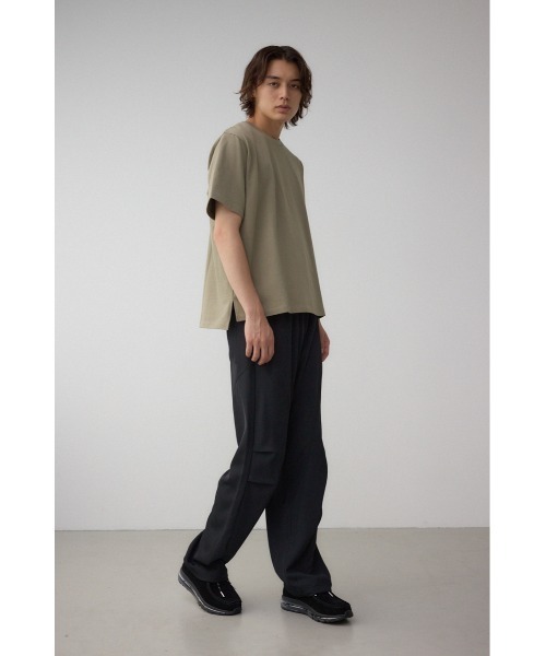 AZUL by moussy(アズールバイマウジー)の「エクストリームヘビーウェイトコットンビッグTシャツ(Tシャツ/カットソー・メンズ・ホワイト/カーキ/ブラック・LARGE/MEDIUM)」の8枚目の写真