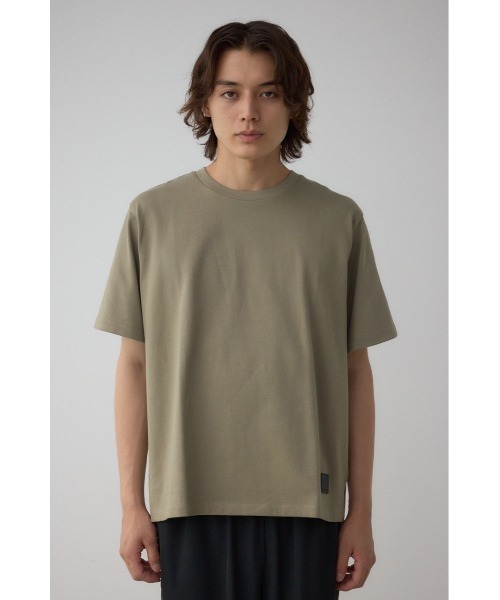AZUL by moussy(アズールバイマウジー)の「エクストリームヘビーウェイトコットンビッグTシャツ(Tシャツ/カットソー・メンズ・ホワイト/カーキ/ブラック・LARGE/MEDIUM)」の9枚目の写真