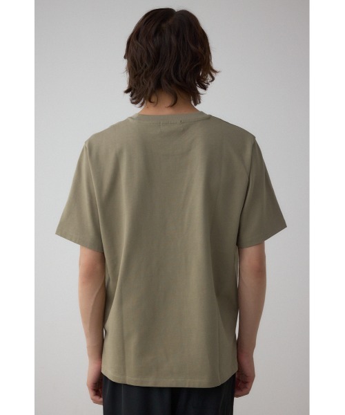 AZUL by moussy(アズールバイマウジー)の「エクストリームヘビーウェイトコットンビッグTシャツ(Tシャツ/カットソー・メンズ・ホワイト/カーキ/ブラック・LARGE/MEDIUM)」の11枚目の写真
