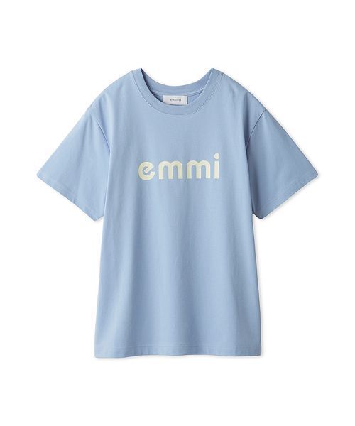 emmi（エミ）の「emmiロゴTシャツ（Tシャツ/カットソー・レディース・ベージュ/ホワイト/チャコールグレー/ブルー・F）」の22枚目の写真