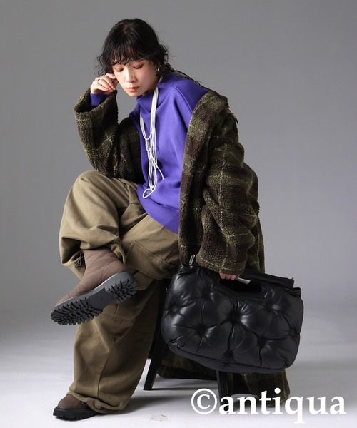 チェックボアジャケット