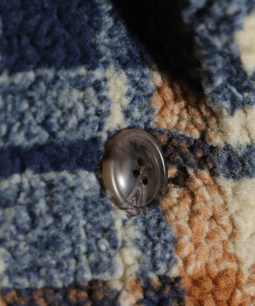 チェックボアジャケット