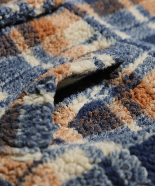 チェックボアジャケット