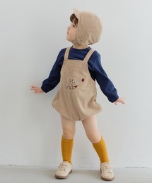 moimoln（モイモルン）の「【セットアップ】フォックスオーバーオール＆長袖トップス（セットアップ・キッズ）」