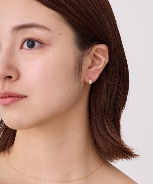 CALIN STANDARD(カリンスタンダード)の「◆金属アレルギー対応◆◆made in japan◆【高品質ポスト】スターダスト ジルコニアセラミックポストピアス(ピアス(両耳用)・レディース・ゴールド/ピンクゴールド/シルバー・FREE)」の5枚目の写真