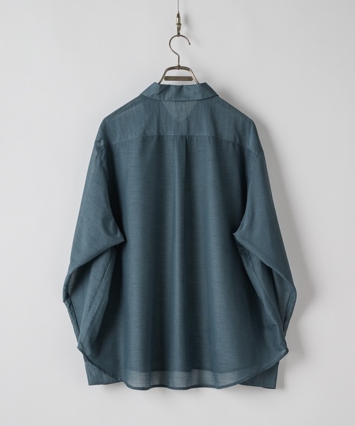 CASPER JOHN(キャスパージョン)の「Various loose shirts -sheer- /バリアスルーズシャツ -シアー-(シャツ/ブラウス・メンズ・ブルー系その他/ブルー/ブラック/ブラウン系その他/ブラウン・X-SMALL/MEDIUM/LARGE/SMALL)」の15枚目の写真