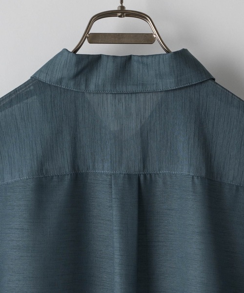 CASPER JOHN(キャスパージョン)の「Various loose shirts -sheer- /バリアスルーズシャツ -シアー-(シャツ/ブラウス・メンズ・ブルー系その他/ブルー/ブラック/ブラウン系その他/ブラウン・X-SMALL/MEDIUM/LARGE/SMALL)」の16枚目の写真