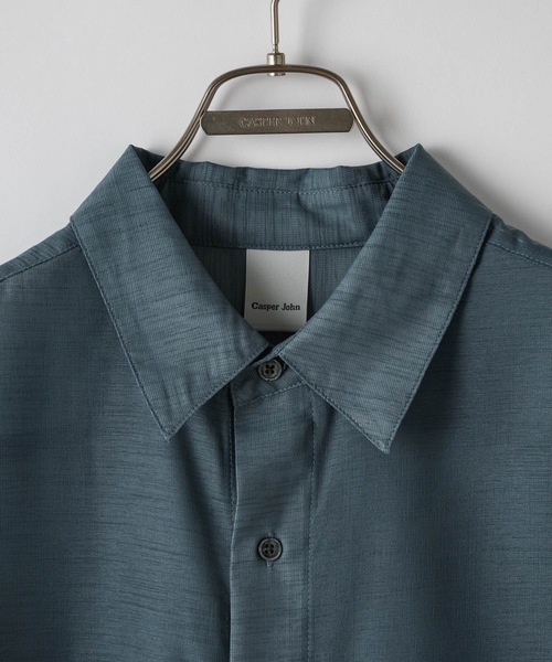 CASPER JOHN(キャスパージョン)の「Various loose shirts -sheer- /バリアスルーズシャツ -シアー-(シャツ/ブラウス・メンズ・ブルー系その他/ブルー/ブラック/ブラウン系その他/ブラウン・X-SMALL/MEDIUM/LARGE/SMALL)」の17枚目の写真