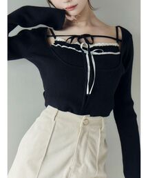 EATME | バイカラーキャミニットアンサンブル(ニット/セーター)