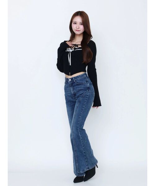 EATME バイカラーキャミニットアンサンブル バイカラーキャミニットアンサンブル（ニット/セーター）｜EATME