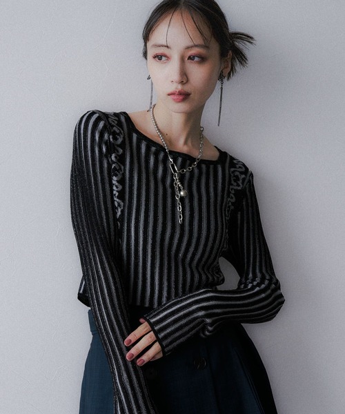 セール】クロップドガラニット(HARE)（ニット/セーター）｜HARE（ハレ