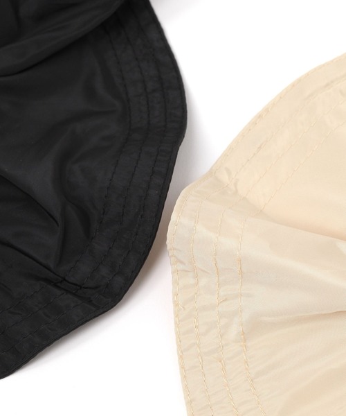 LEPSIM(レプシィム)の「サークルシュシュ 593605(シュシュ・レディース・ブラック/ベージュ・ONE SIZE)」の6枚目の写真