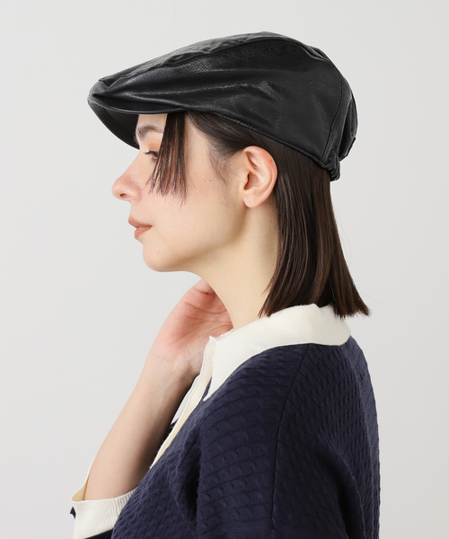 AWESOME NEEDS/オーサムニーズ CLASSICHUNTINGCAP LEATHER