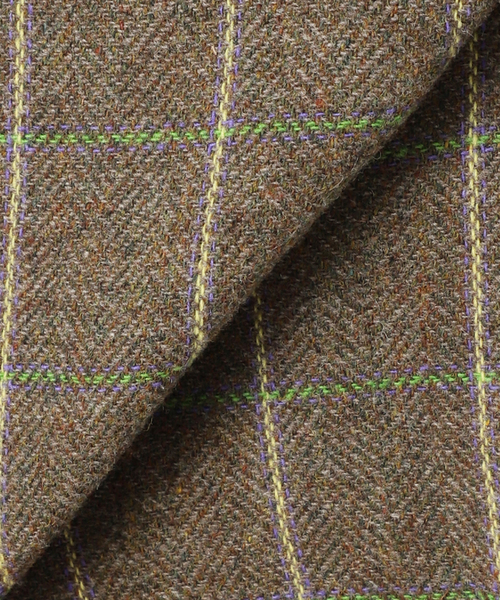 journal standard L'essage（ジャーナルスタンダードレサージュ）の「【金子綾さん着用】BRITISH WOOLチェックジャケット（テーラードジャケット・レディース・カーキ・FREE）」の7枚目の写真