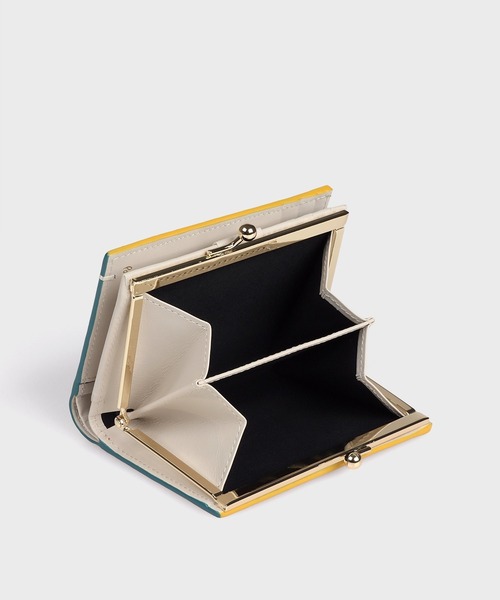 カラードエッジ がま口 2つ折り財布 / 555422 W749（財布）｜Paul