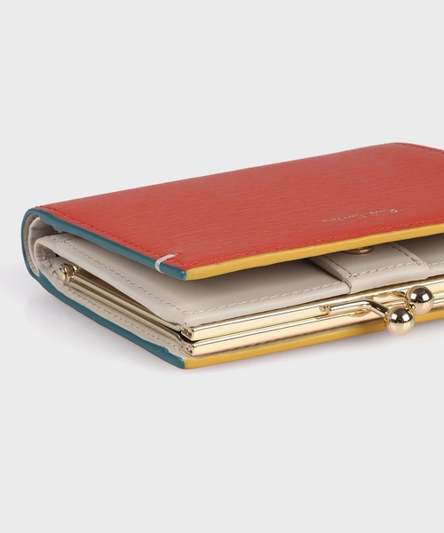 カラードエッジ がま口 2つ折り財布 / 555422 W749（財布）｜Paul