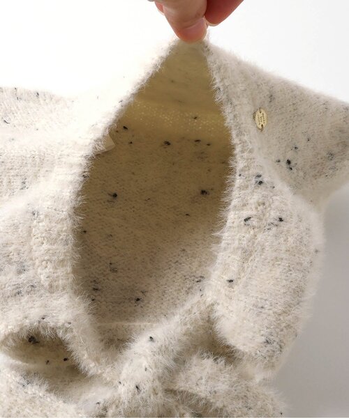 apres les cours（アプレレクール）の「【洗える】ねこ耳ニットボンネット_ベビー（ニットキャップ/ビーニー・キッズ・アイボリー/ブラック・48/46）」の14枚目の写真