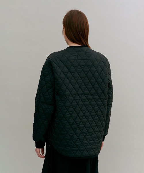 セール】Fur Lined Quilt Liner Jacket Womens / ファー ラインド