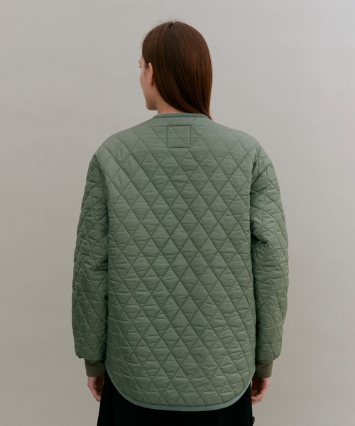 セール】Fur Lined Quilt Liner Jacket Womens / ファー ラインド