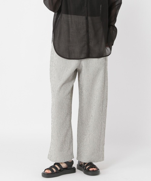 studio CLIP（スタディオクリップ）の「【ミカタプロジェクト】お悩み解決！スッキリストレートパンツ（その他パンツ・レディース・ブラック/ブラウン/その他1/その他7・LARGE/ﾌﾘｰ(L)/PF/MEDIUM）」の7枚目の写真