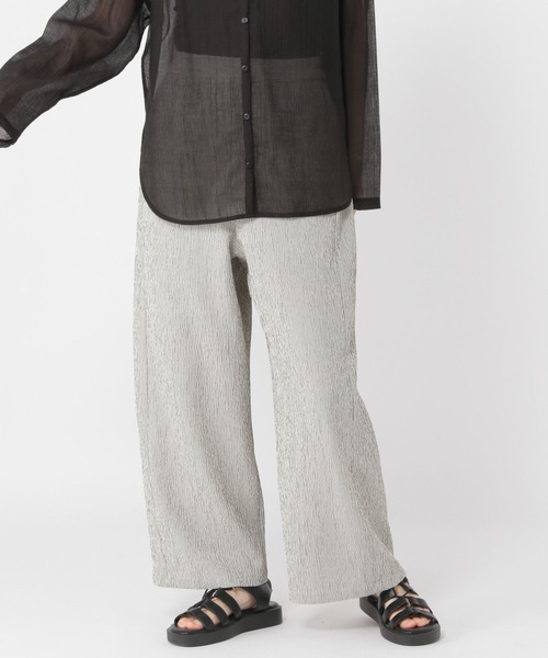 studio CLIP（スタディオクリップ）の「【ミカタプロジェクト】お悩み解決！スッキリストレートパンツ（その他パンツ・レディース・ブラック/ブラウン/その他1/その他7・LARGE/ﾌﾘｰ(L)/PF/MEDIUM）」の8枚目の写真