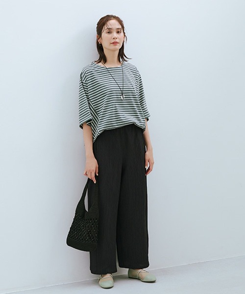 studio CLIP（スタディオクリップ）の「【ミカタプロジェクト】お悩み解決！スッキリストレートパンツ（その他パンツ・レディース・ブラック/ブラウン/その他1/その他7・LARGE/ﾌﾘｰ(L)/PF/MEDIUM）」の22枚目の写真