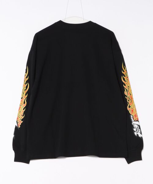 lost(ロスト)の「【ムラサキスポーツ限定】LOST/ロスト 長袖 Tシャツ ロンT 袖プリント L25F-2204(Tシャツ/カットソー・メンズ・ブラック/ホワイト・M/L/XL)」の3枚目の写真