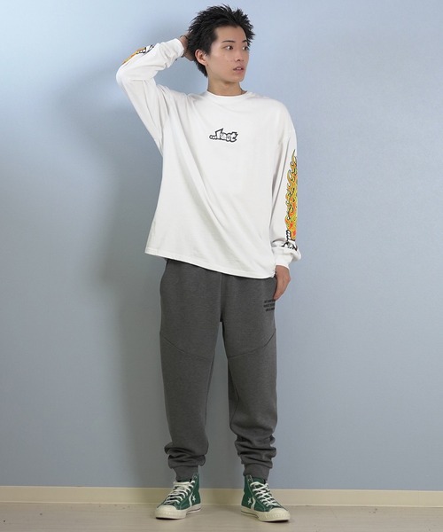 lost(ロスト)の「【ムラサキスポーツ限定】LOST/ロスト 長袖 Tシャツ ロンT 袖プリント L25F-2204(Tシャツ/カットソー・メンズ・ブラック/ホワイト・M/L/XL)」の12枚目の写真