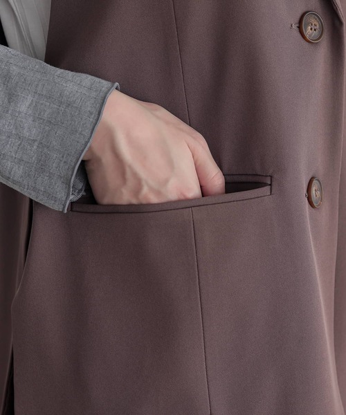 n'OrLABEL(ノアールレーベル)の「【機能素材】『サイドオープンジレ』(ベスト・レディース・モカ/ブラック・2/1)」の22枚目の写真