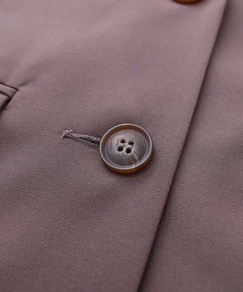 n'OrLABEL(ノアールレーベル)の「【機能素材】『サイドオープンジレ』(ベスト・レディース・モカ/ブラック・2/1)」の6枚目の写真