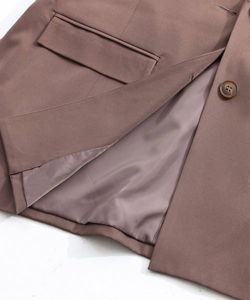 n'OrLABEL(ノアールレーベル)の「【機能素材】『サイドオープンジレ』(ベスト・レディース・モカ/ブラック・2/1)」の7枚目の写真