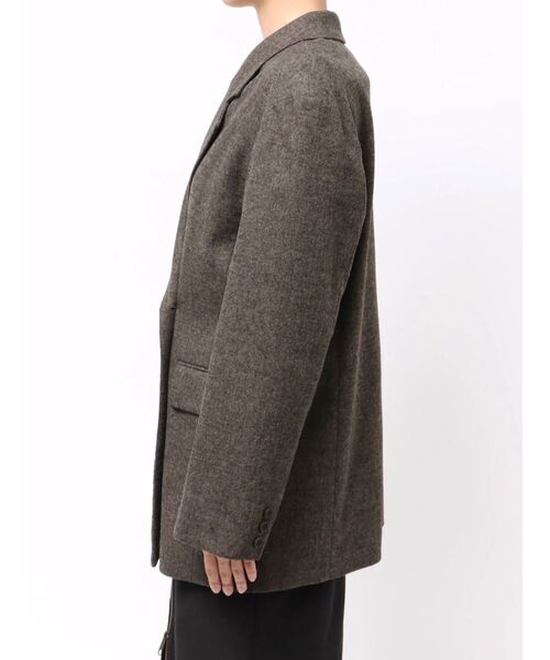 LAGUNAMOON（ラグナムーン）の「ウールロングテーラードジャケット（テーラードジャケット・レディース・ブラウン/グレー・FREE）」の8枚目の写真