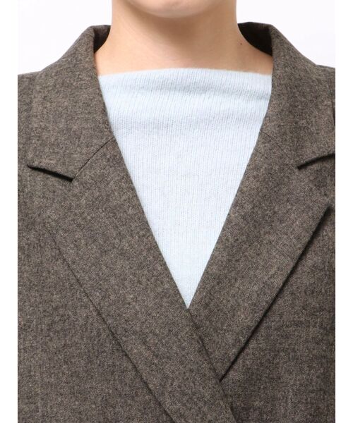 LAGUNAMOON(ラグナムーン)の「ウールロングテーラードジャケット(テーラードジャケット・レディース・ブラウン/グレー・FREE)」の21枚目の写真