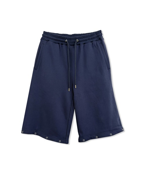 ANDGEEBEE（アンジービー）の「UNISEX 2WAYチェックロゴスウェットパンツ（スウェットパンツ・レディース・ブラック/ネイビー・FREE）」の22枚目の写真