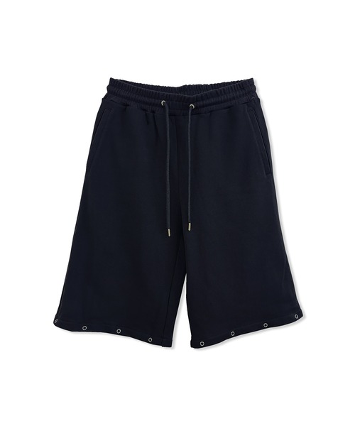 ANDGEEBEE（アンジービー）の「UNISEX 2WAYチェックロゴスウェットパンツ（スウェットパンツ・レディース・ブラック/ネイビー・FREE）」の18枚目の写真