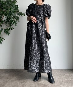 ジャケット・アウター FIORE PRINT DENIM DRESS セール】FIORE PRINT DENIM DRESS（ワンピース）｜Ameri（アメリ